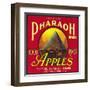 Pharaoh Apple Crate Label - Hood River, OR-Lantern Press-Framed Art Print