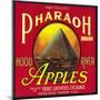 Pharaoh Apple Crate Label - Hood River, OR-Lantern Press-Mounted Art Print