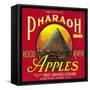 Pharaoh Apple Crate Label - Hood River, OR-Lantern Press-Framed Stretched Canvas