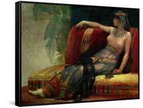 Pharaoh Cleopatra VII. Canvas.-Alexandre Cabanel-Framed Stretched Canvas