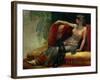 Pharaoh Cleopatra VII. Canvas.-Alexandre Cabanel-Framed Giclee Print