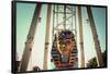 Pharaoh Head on a Amusement Park Ride-null-Framed Poster