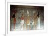 Pharaoh Horemheb with the Goddess Isis and the God Horus, Ancient Egyptian, 14th Century Bc-null-Framed Photographic Print