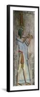 Pharaoh Menephtah, Son of Ramses II, Bas-Relief Excavated in the Late 1800s-null-Framed Giclee Print