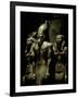 Pharaoh Menkaure with Two Goddesses, Egyptian Museum, Cairo, Egypt-Kenneth Garrett-Framed Photographic Print