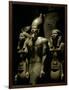 Pharaoh Menkaure with Two Goddesses, Egyptian Museum, Cairo, Egypt-Kenneth Garrett-Framed Photographic Print