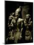 Pharaoh Menkaure with Two Goddesses, Egyptian Museum, Cairo, Egypt-Kenneth Garrett-Mounted Photographic Print