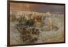 Pharaoh's Army Engulfed by the Red Sea-Frederick Arthur Bridgman-Framed Giclee Print