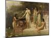 Pharaoh's Daughter - the Finding of Moses, 1886-Edwin Longsden Long-Mounted Giclee Print