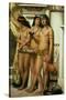 Pharaoh's Handmaidens-John Collier-Stretched Canvas