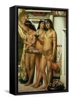 Pharaoh's Handmaidens-John Collier-Framed Stretched Canvas