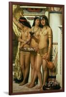 Pharaoh's Handmaidens-John Collier-Framed Giclee Print