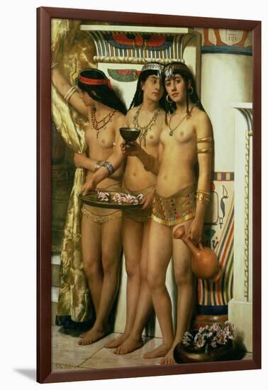 Pharaoh's Handmaidens-John Collier-Framed Giclee Print