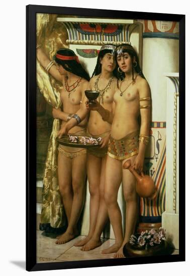 Pharaoh's Handmaidens-John Collier-Framed Giclee Print