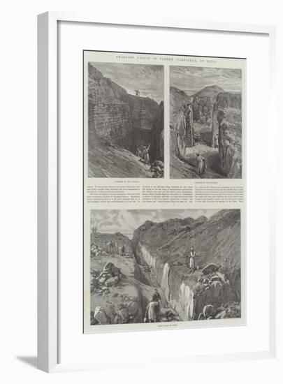 Pharaoh's Palace of Daphnae (Tahpanhes), in Egypt-null-Framed Giclee Print