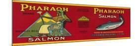 Pharaoh Salmon Can Label - Sitka, AK-Lantern Press-Mounted Premium Giclee Print