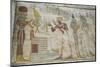 Pharaoh Seti I in Center Making an Offering to the Seated God Osiris-Richard Maschmeyer-Mounted Photographic Print