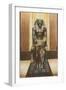 Pharaoh Statue in Cairo Museum, Egypt-null-Framed Art Print