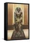 Pharaoh Statue in Cairo Museum, Egypt-null-Framed Stretched Canvas