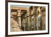 Pharaoh Statues, Luxor, Egypt-null-Framed Art Print