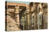 Pharaoh Statues, Luxor, Egypt-null-Stretched Canvas