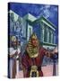 Pharaoh Telling Moses to Take the People of Israel Out of Egypt-Mike Lea-Stretched Canvas