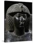 Pharaoh Thutmose Iv, Black Granite Statue, from Karnak, Detail-null-Stretched Canvas