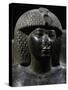 Pharaoh Thutmose Iv, Black Granite Statue, from Karnak, Detail-null-Stretched Canvas