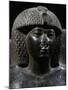 Pharaoh Thutmose Iv, Black Granite Statue, from Karnak, Detail-null-Mounted Giclee Print