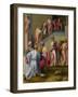 Pharaoh with His Butler and Baker (From Scenes from the Story of Josep), Ca 1515-Pontormo-Framed Giclee Print