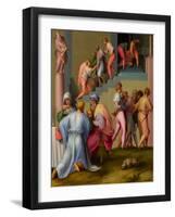 Pharaoh with the Butler and Baker-Jacopo Pontormo-Framed Giclee Print