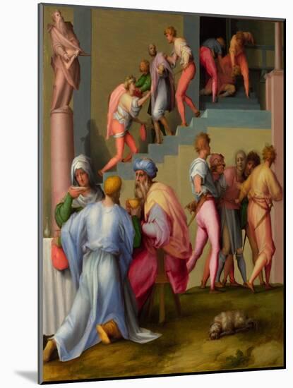 Pharaoh with the Butler and Baker-Jacopo Pontormo-Mounted Giclee Print