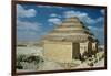 Pharaoh Zozer's Step Pyramid-null-Framed Giclee Print