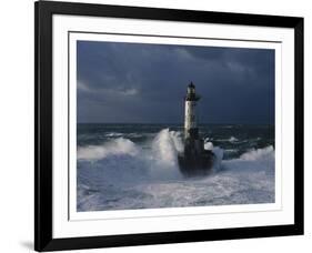 Phare d'Ar-Men, Bretagne-Jean Guichard-Framed Art Print