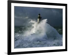 Phare d'Ar-Men I-Jean Guichard-Framed Art Print