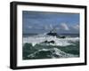 Phare de Tevennec, mer d'Iroise-Jean Guichard-Framed Art Print