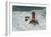 Phare Des Pierres Noires Dans La Tempête-Mathieu Rivrin-Framed Photographic Print