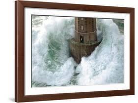 Phares dans la Tempete, La Jument-Jean Guichard-Framed Art Print