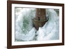 Phares dans la Tempete, La Jument-Jean Guichard-Framed Art Print