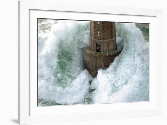 Phares dans la Tempete, La Jument-Jean Guichard-Framed Art Print