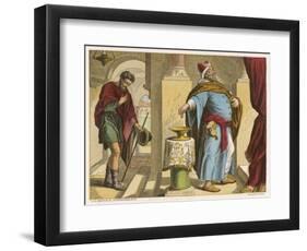 Pharisee and Publican-null-Framed Art Print