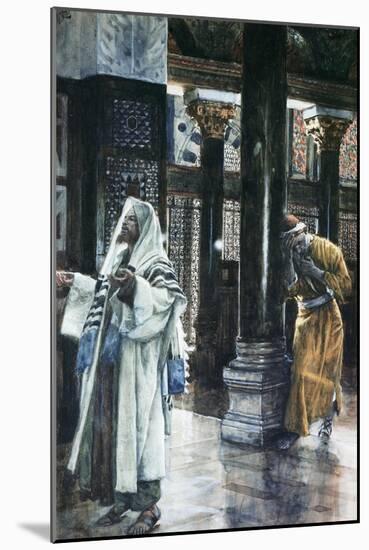 Pharisee and the Publican-James Tissot-Mounted Giclee Print