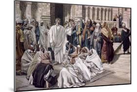 Pharisees Question Jesus-James Tissot-Mounted Giclee Print