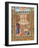 Pharmaceutical Garden, 15th Century-null-Framed Giclee Print