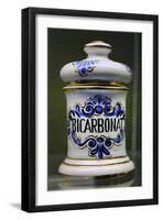 Pharmaceutical Jars for Storing "Aspirina" and "Bicarbonat", Pharmacy Museum, Turku, Finland-null-Framed Giclee Print