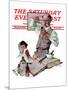 "Pharmacist" Saturday Evening Post Cover, March 18,1939-Norman Rockwell-Mounted Giclee Print