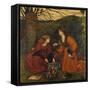 Pharmakeutria (Brewing the Love Philtre)-Marie Spartali Stillman-Framed Stretched Canvas