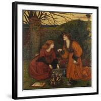 Pharmakeutria (Brewing the Love Philtre)-Marie Spartali Stillman-Framed Giclee Print