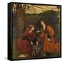 Pharmakeutria (Brewing the Love Philtre)-Marie Spartali Stillman-Framed Stretched Canvas