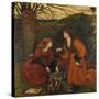 Pharmakeutria (Brewing the Love Philtre)-Marie Spartali Stillman-Stretched Canvas